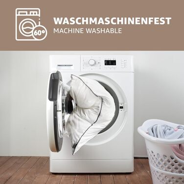 Подушки KALIOPE на блискавці 80 x 80 см, 2 шт. Гіпоалергенні подушки для сну Подушки для сну на боці Подушки для сну Готельної якості 2x80x80 із блискавкою