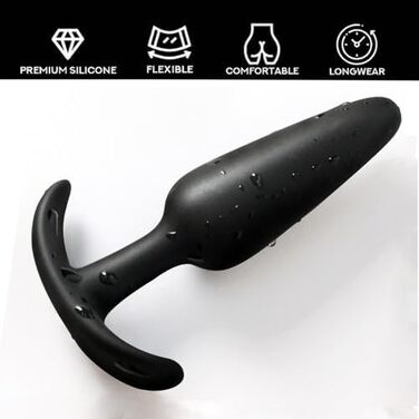 Набір анальних пробок Keyoung, силікон, різні розміри, 3 шт.