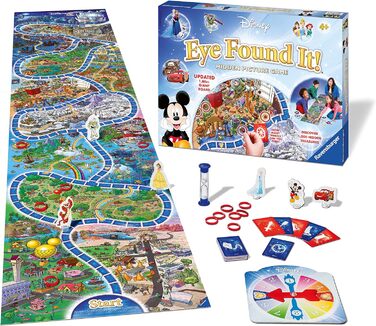 Настільна гра Ravensburger 21332 Disney All Other Eye Found It для дітей віком від 4 років - шукайте приховану картинку на цій барвистій ігровій дошці 1,8 м, різні, один розмір підходить для всіх