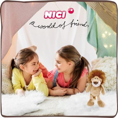 Яка іграшка NICI 48390 Лев, 25 см плюшевий ведмедик для дівчаток, хлопчиків та малюків. Ідеально підходить для ігор, обіймів та колекціонування, бежевого кольору.