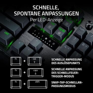 Аналогова оптична кіберспортивна клавіатура без цифрової клавіатури Snap Tap & Rapid Trigger (Цифровий циферблат і кнопка управлін