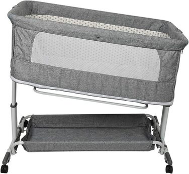 Дитячі ліжечка, дитяче ліжечко, ліжечко з колесами, дорожнє ліжечко, розкладне дитяче ліжечко з м&39яким матрацом, портативне, дитяче ігрове ліжечко з москітною сіткою (113 * 66 * 84 см) 113*66*84 см