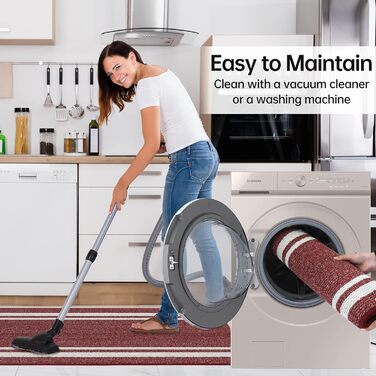 Кухонна доріжка COSY HOMEER нековзна 2 шт. и, 690 см 6152 см, кухонний килимок, який можна прати, нековзний, брудовідштовхуючий ку