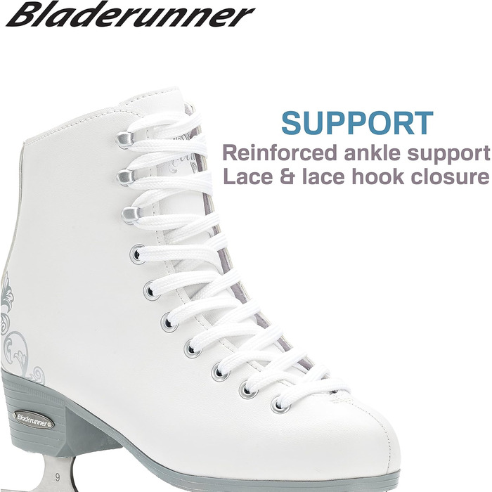 Фігористі ковзани Rollerblade Bladerunner Ice by Allure для жінок та дорослих, білі, розмір UK 6 / EU 38,5