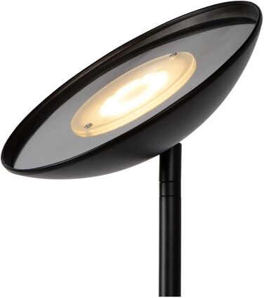 Підлоговий світильник LUCIDE ZENITH з лампою для читання, LED з димером, 3000K, чорний