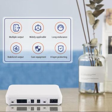 Міні-UPS резервне живлення 8000mAh з WiFi для роутера, модему та камер відеоспостереження