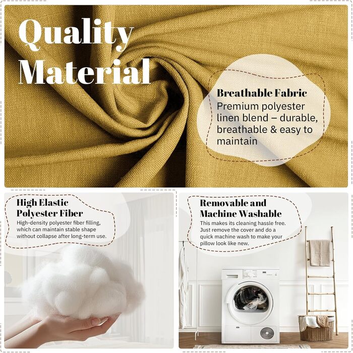 Подушка для читання Трикутна клиноподібна подушка для ліжка та дивана, зручна подушка для спини, мяка опорна подушка для читання та відпочинку, зі знімним чохлом, який можна прати, жовта, 45 см