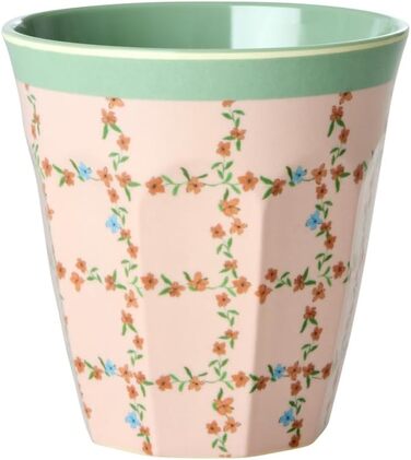 Чашки з рису та меламіну - принт павича та квітки - набір із 6 чашок, дитячі чашки, кемпінгові чашки, кемпінговий посуд, чашки для пиття, меламіновий посуд, ударостійкий, без бісфенолу А, набір чашок 160 мл, малий