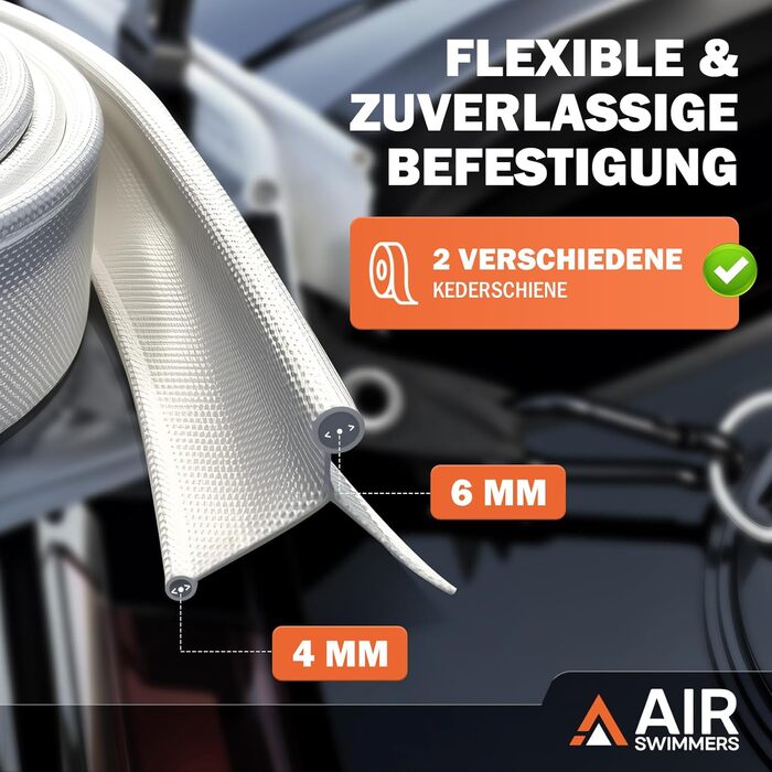 Сонячний тент з кедерною рейкою, автомобільний тент, кемпінг VW T5, сонячний тент з кедерною рейкою, автомобільний тент, з кедерною рейкою (4-6 мм), T4, T6, водонепроникний, тенти, захист від ультрафіолету, в комплекті стійки для намету, присоска, 252 x 2