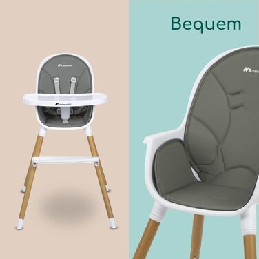 Стільчик для годування Bebeconfort Avista 2-в-1, стільчик для годування від 6 місяців, трансформований стільчик для годування, від