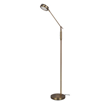 Стільний торшер Trio Franklin 426510104, метал (стара латунь), LED 6.5 Вт, з функцією зміни кольору та димером