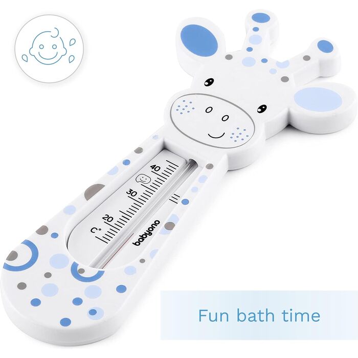 Плаваючий термометр для ванни Baby Safe, Giraffe (фіолетовий)