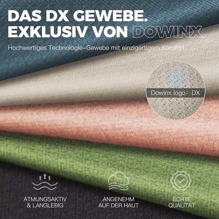 Офісне крісло Dowinx Gaming Chair Fabric з подушкою Pocket Spring, масажне ігрове крісло з підголівником, ергономічне гоночне ігрове крісло з підставкою для ніг (сіре) сірий стандарт