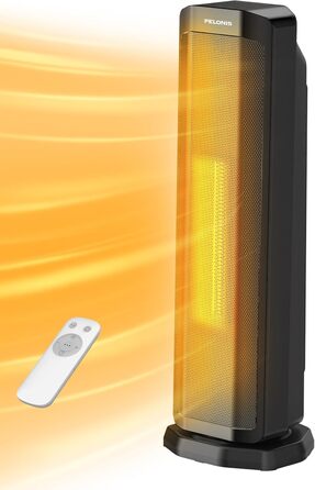 В 1 Електричний кімнатний обігрівач 2000 Вт з пультом дистанційного керування, енергоефективний, портативний керамічний нагрівач,