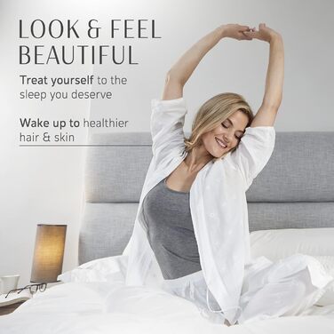 Подушка з піни з ефектом пам&39яті для краси проти зморшок, старіння, лікування акне, профілактики зморшок - Подушка для сну на спині та боці (стандартна) Стандартна без атласного корпусу