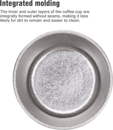 Титанова кружка Boundless Voyage з подвійними стінками та кришкою, 240 мл, надлегка, для чаю, кави, використання на свіжому повітрі, кемпінгу, пікніків, походів, подорожей, домашнього використання, Ti3238D