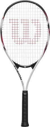 Тенісна ракетка Wilson Fusion XL, алюміній, важка ручка з балансом, 291 г, довжина 69,9 см, розмір хвата 2
