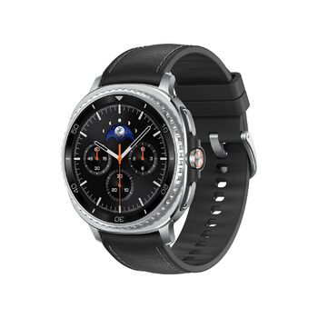 Розумний годинник Samsung Galaxy Watch8 Classic, фітнес-годинник та фітнес-трекер, гібридний ремінець та носимий дисплей, обертовий безель, 64 ГБ пам&39яті, 46 мм, Bluetooth, чорний, 3-річна гарантія виробника
