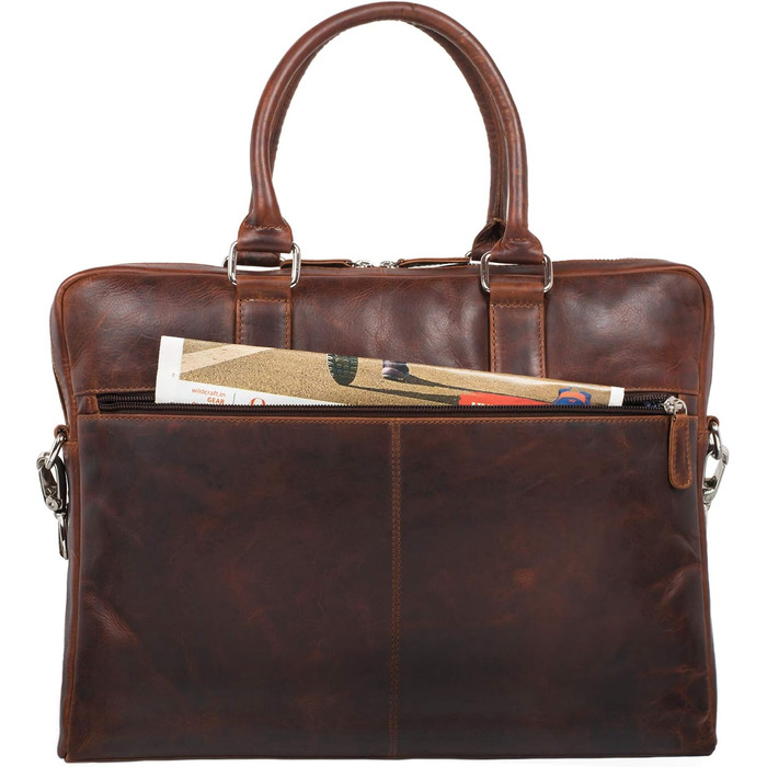 Сумка через плече шкіряна вінтажна велика сумка через плече елегантна сумочка для офісу ділової роботи ноутбук 13.3 дюйма портфель