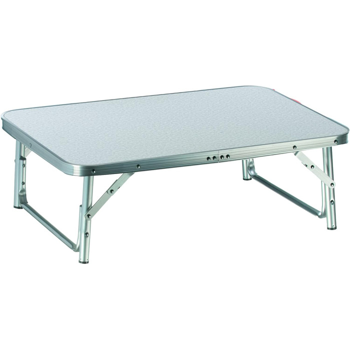 Складаний стіл Camp Active - Ніжки з регульованою висотою - Надлегкий алюміній - 75x55x60 см, сріблястий