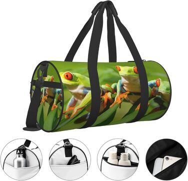 Дорожня сумка з дизайном черепа, кругла, великої місткості, легка та міцна, чудовий подарунок для походів, відпустки, ділових поїздок та іншого, кумедний принт, універсальний розмір.