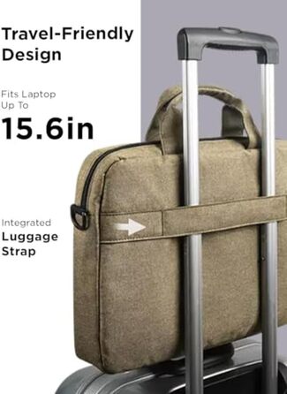 Сумка для ноутбука Lenovo для 39.6 см (15.6 дюйма) T210, коричнева, 15.6 зелена