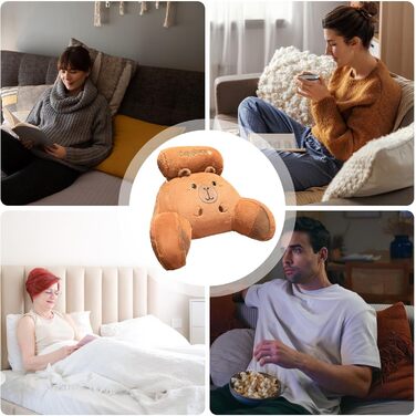 Подушка для читання - Ергономічна подушка для спини Capybara Design З підлокітниками та подушкою для спини для ліжка - Для дітей, дивана, підлоги, сну, сидіння, телевізора, релаксації, поперекового відділу хребта, шиї, підтримки спини 70*50 см