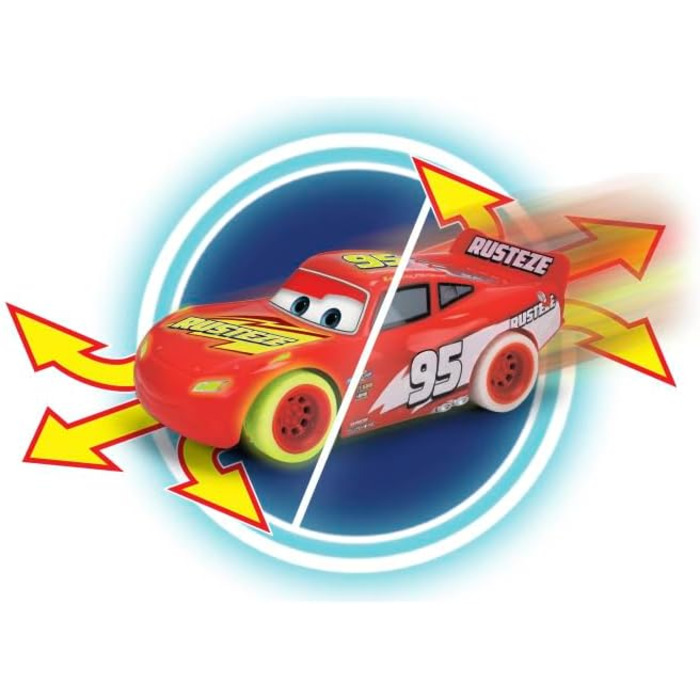 См) від Disney Pixar&39s Cars - машинка на дистанційному керуванні від 4 років, світиться в темряві, іграшкова машина для дітей з