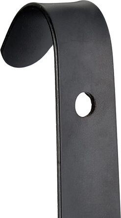 Ріжок для взуття Relaxdays металевий, зручний, стійкий, довжина 60 см, великий ріжок для взуття, для підвішування, з ручкою, чорни