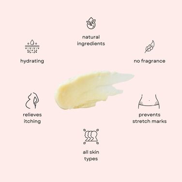 Від Irene Organics - Бальзам для живота проти розтяжок для вагітних і після пологів, 113 г