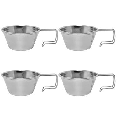 Кемпінгова кружка з нержавіючої сталі, 50 мл, посуд для приготування їжі на свіжому повітрі, підходить для походів, подорожей з рюкзаком, пікніків, портативний напій з нержавіючої сталі