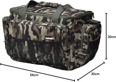 Велика утеплена сумка для риболовлі Carp Bag Camouflage