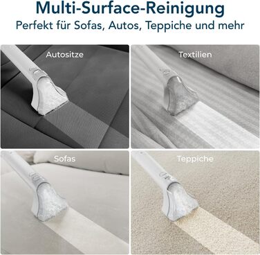 Засіб для чищення мяких меблів та пилосос для вологого прибирання Компактний засіб для чищення килимів та текстилю Засіб для чищення килимів, мяких меблів, автомобільних сидінь та диванів