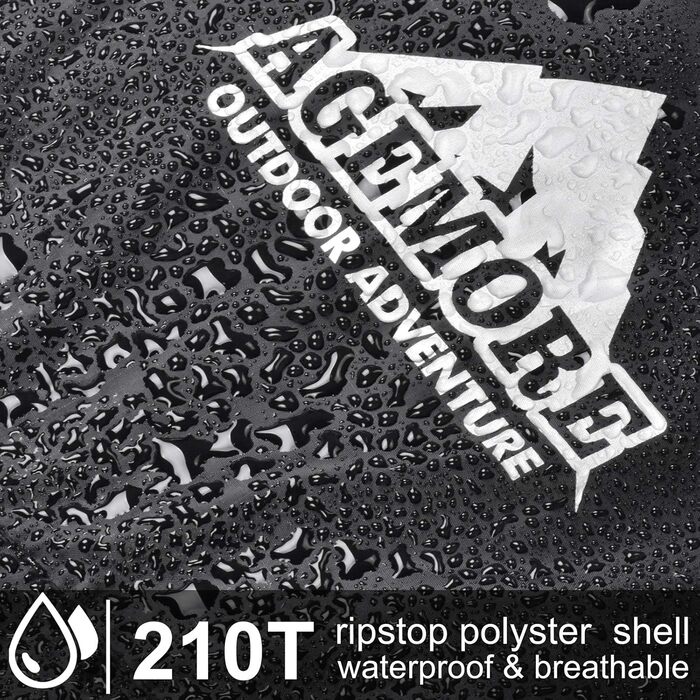 Бавовняний фланелевий спальний мішок для дорослих, спальний мішок зі 100 бавовняною підкладкою для кемпінгу, походів, подорожей з рюкзаком, легкий та портативний, 3-4 сезони в теплу погоду, чорний/червоний