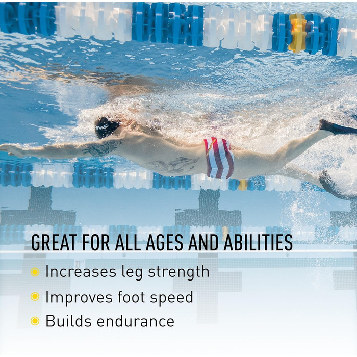 Ласти для плавання Finis Kinder 1.05.037 XS - EU 33-35 синій/жовтий