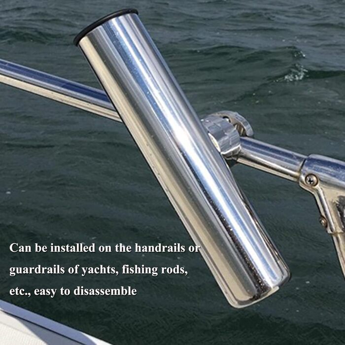 Підставка для вудок KSTE, підставки для вудок, тримачі для вудок, аксесуари для тримачів для вудок з нержавіючої сталі для рейок від 1&quot до 1-1/4&quot