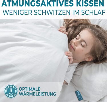 Дитяча подушка 40x60 - Ергономічна дитяча подушка для м'яких снів - Комфортна дитяча подушка для оптимальної підтримки - Дитяча по