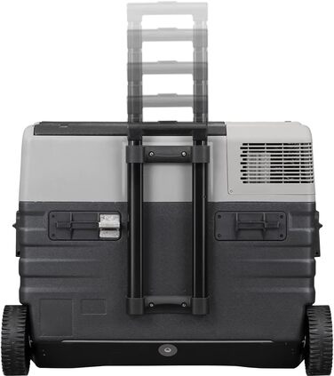 Переносний холодильник з компресором, 12 В, 220 В, холодильна камера на колесах, AC-DC 12/24 В, ідеально підходить для автомобіля,