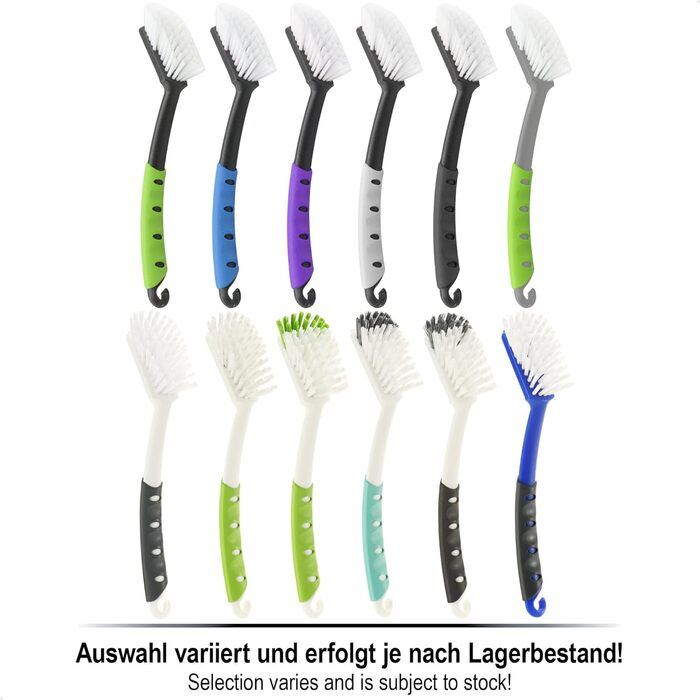 Щітка для миття посуду - кухонна щітка - щітка для миття посуду - щітка для сковорідок - бл. 29 x 6,5 x 6 см (вибір кольорів варію