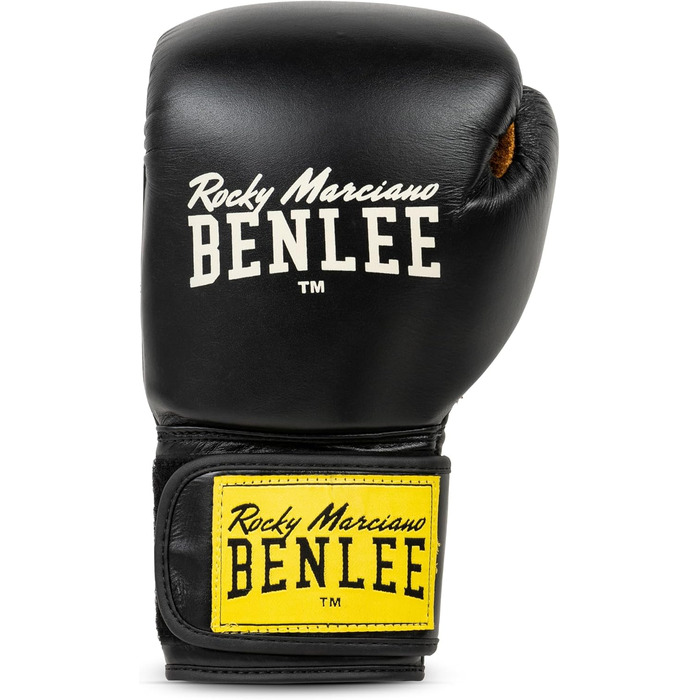 Шкіряні боксерські рукавички BENLEE Evans 12 oz чорні