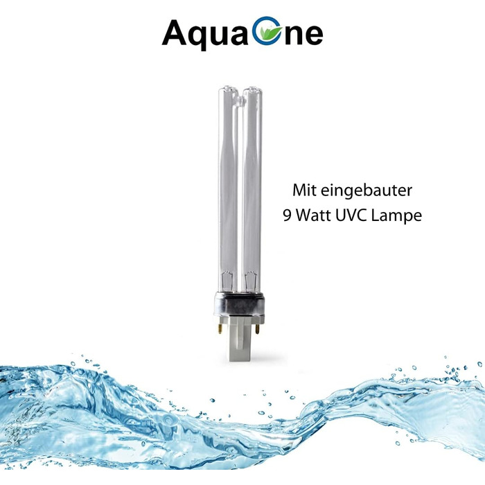 Зовнішній фільтр для акваріума AquaOne HW-303B 1400 л/год I Високоякісний фільтр з 9-ватною УФ-лампою для акваріумів об&39ємом до 700 літрів I Насос з фільтрувальним матеріалом для прісноводних та морських акваріумів
