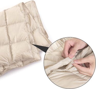 Кемпінг Маленька ковдра Гусячий пух Каппа Ковдра Пір'яний шарф Дорожня ковдра Водонепроникна легка портативна накидка-пончо для по