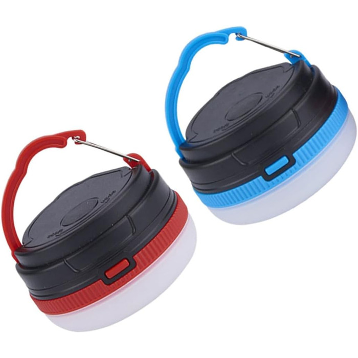 Комплекти електричних кемпінгових ліхтарів 6 кемпінгових ламп з абажуром червоного кольору для кемпінгу, намету, човна, риболовлі 2 шт. * 3 як зображено x 3 шт. середній x 3 шт., 3