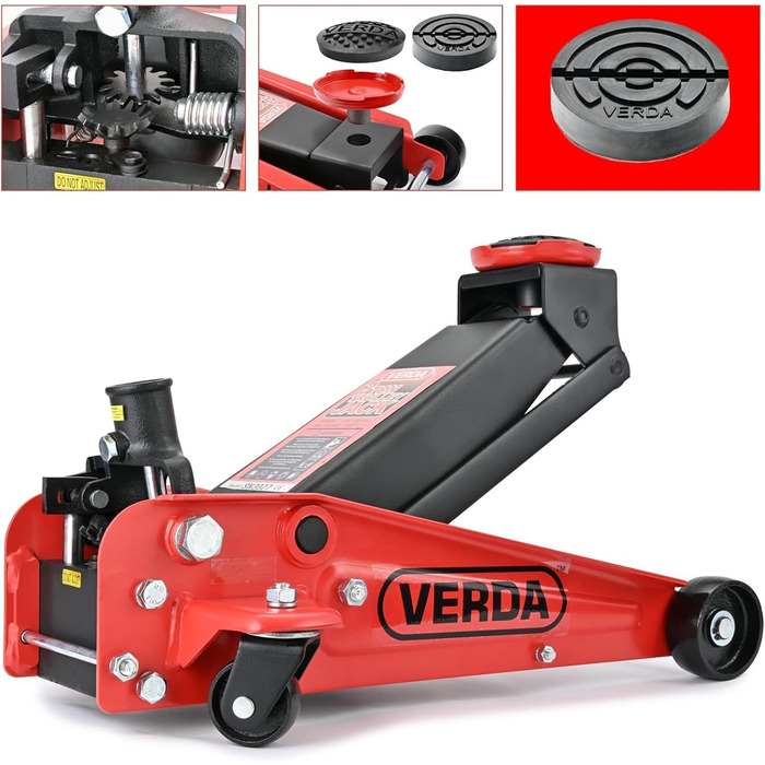 Маневровий домкрат Prodact 3Т (чорний)