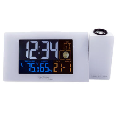 Годинник проекційний Technoline WT537 White (WT537)