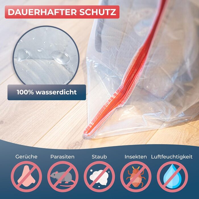 Захисний пластиковий чохол для матраців Доступний у 5 розмірах Водонепроникний та стійкий до розривів чохол для зберігання Для переміщення, зберігання та транспортування 90x200, упаковка з 2 шт. (90 x 200 см, 2 шт.)