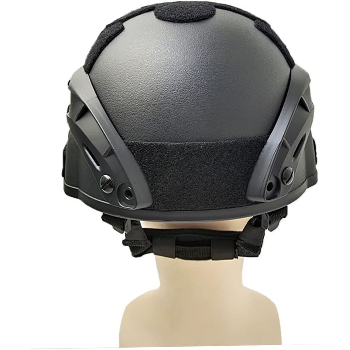 Шолом Fast Airsoft, м&39який велосипедний шолом, універсальний пейнтбольний шолом, кріплення NVG, захисний захист від ударів для полювання, чорний, 22.05-23.62