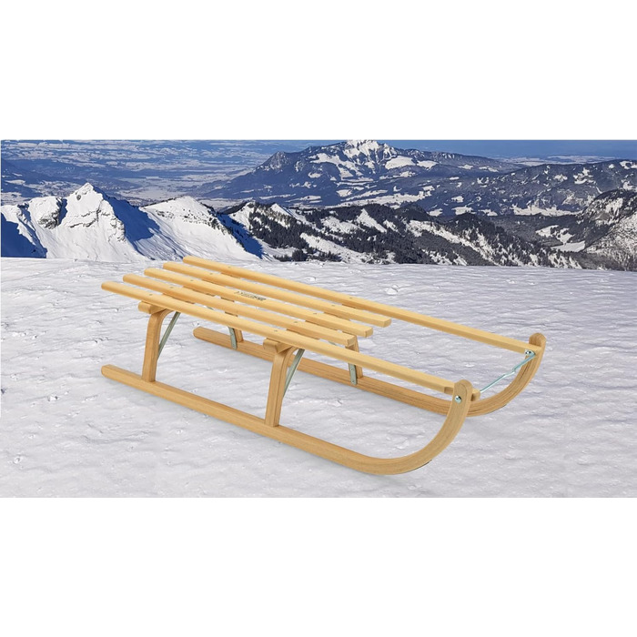 Санки Ress Davos Style Wooden Sledge, класичні дерев'яні