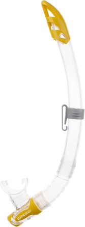 Маска Matrix або комбінований комплект маска трубка Gamma для дайвінгу та сноркелінгу, один розмір, унісекс, прозора/жовта маска трубка