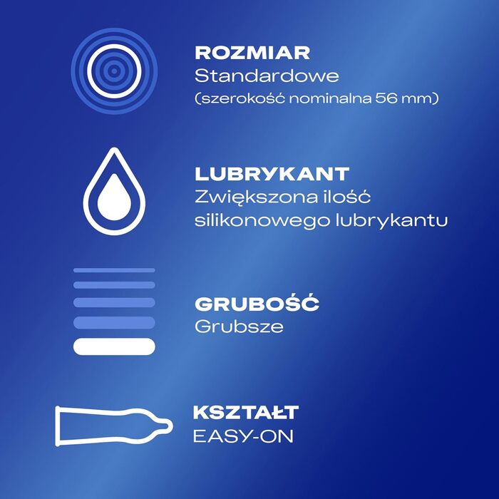 Презервативи Durex Classic Extra Safe, посилена товщина, з мастилом, 24 шт